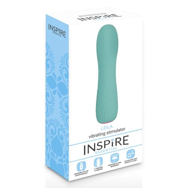 Inspire Essential Leila Vibrator met 12 functies siliconen turkoois
