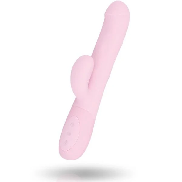 Inspire Sense Gabriella Pink Vibrator met Clitorisstimulator, Siliconen Inspire Sense Gabriella Pink Vibrator met Clitorisstimulator, Siliconen