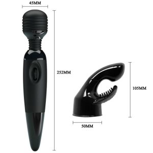 Baile Power Head Massager mit auswechselbarem Kopf, Silikon Baile Power Head Massager mit auswechselbarem Kopf, Silikon – Bild 6