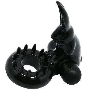 Baile for Him Vibratiering met Konijntje Clitorisstimulator, zwart
