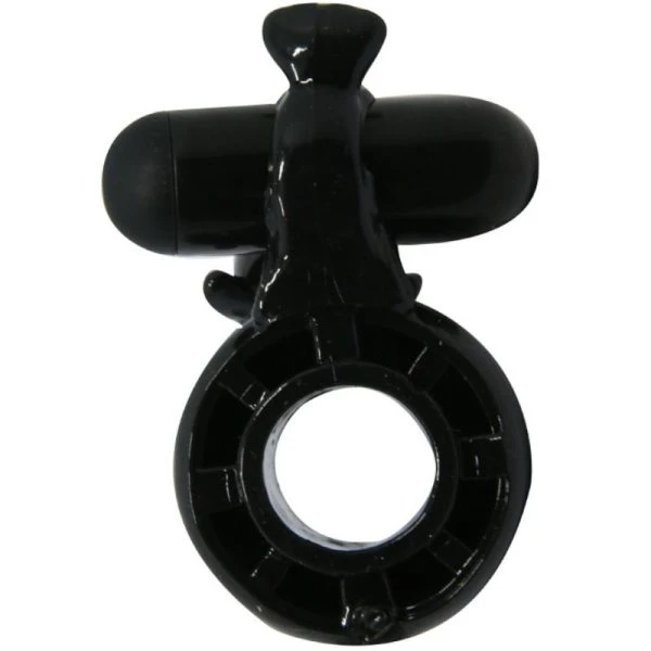 Baile FOR HIM Penisring mit Klitorisstimulator Delphin, schwarz