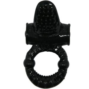Baile FOR HIM Sweet Ring Vibratiering met Konijn, zwart Baile FOR HIM Sweet Ring Vibratiering met Konijn, zwart - Afbeelding 1