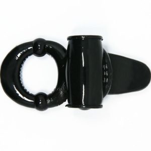 Baile FOR HIM Sweet Ring Vibratiering met Konijn, zwart Baile FOR HIM Sweet Ring Vibratiering met Konijn, zwart - Afbeelding 3
