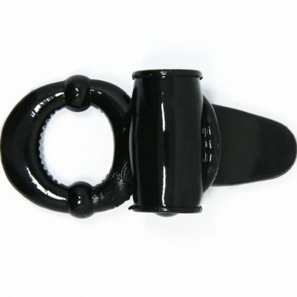 Baile FOR HIM Sweet Ring Vibratiering met Konijn, zwart