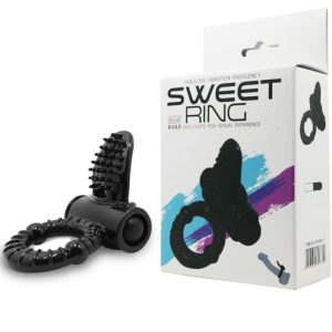 Baile FOR HIM Sweet Ring Vibratiering met Konijn, zwart Baile FOR HIM Sweet Ring Vibratiering met Konijn, zwart - Afbeelding 8