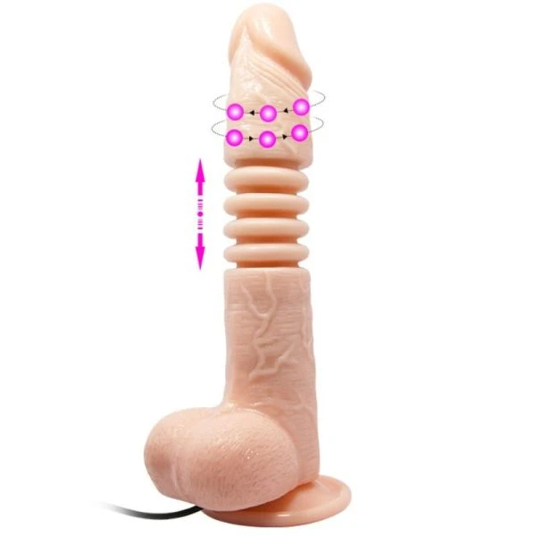 Baile Thunder UP Multifunctionele Vibrator met Rotatie en Zuignap