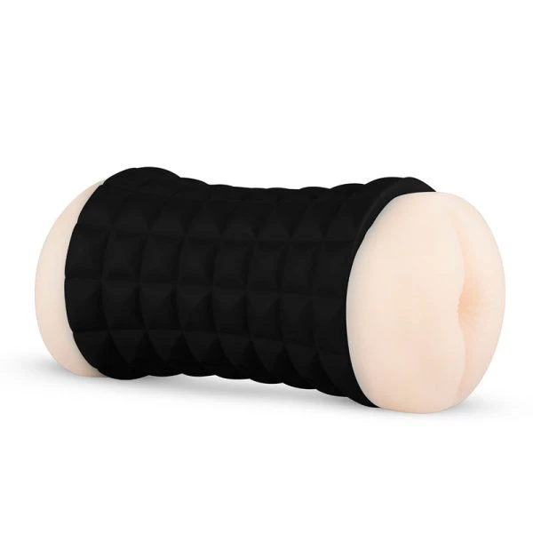 Womanvibe Double Gumy Masturbator met twee openingen, TPR en siliconen omhulsel