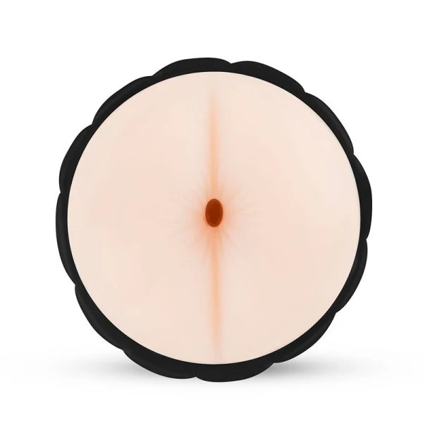 Womanvibe Double Gumy Masturbator met twee openingen, TPR en siliconen omhulsel