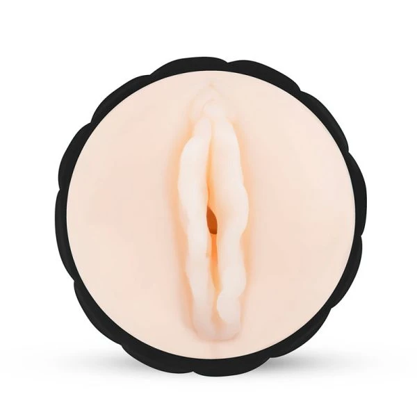 Womanvibe Double Gumy Masturbator met twee openingen, TPR en siliconen omhulsel