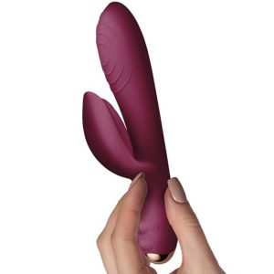 Rocks-off Everygirl Opgelegde Vibrator bordeauxrood met Rabbit-ontwerp Rocks-off Everygirl Opgelegde Vibrator bordeauxrood met Rabbit-ontwerp - Afbeelding 4