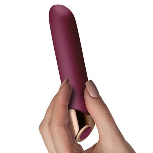 Rocks-off Chaiamo Vibrator van medisch siliconen, Bordeaux