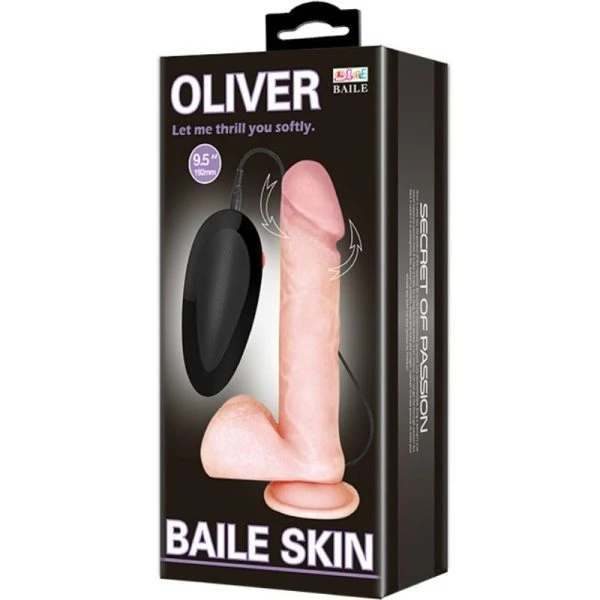 Baile Oliver Realistische Vibrator met Rotatiefunctie en Zuignap