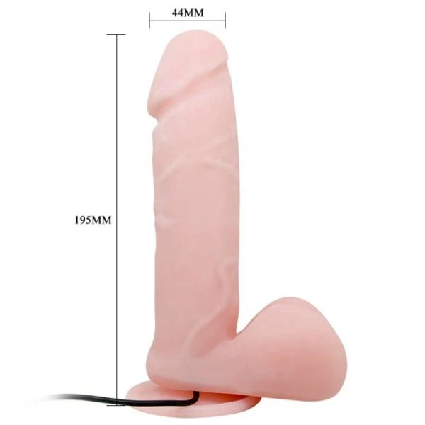 Baile Oliver Realistische Vibrator met Rotatiefunctie en Zuignap
