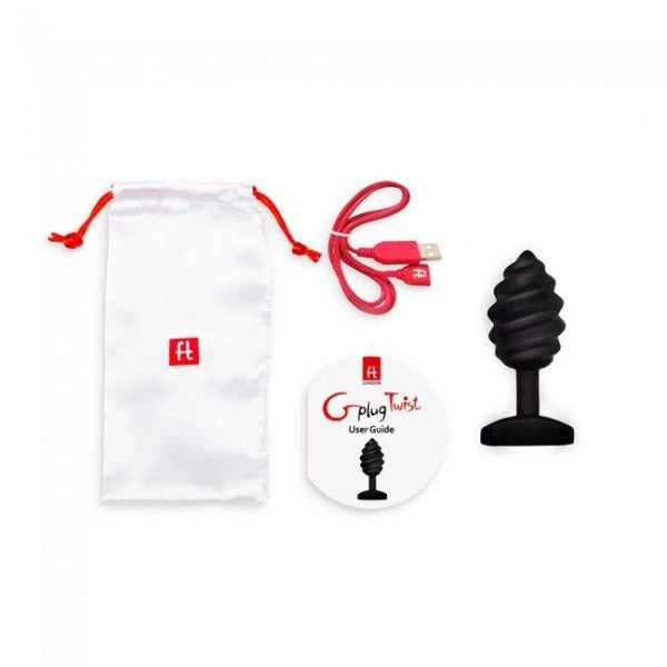 G-vibe Plug Twist Anale vibrator met trilling, 3,9 cm G-vibe Plug Twist Anale vibrator met trilling, 3,9 cm