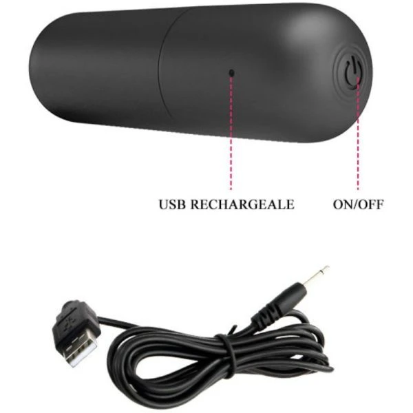 FUN Toys Pretty Love Strap-on met vibrerende bullet, USB-oplaadbaar