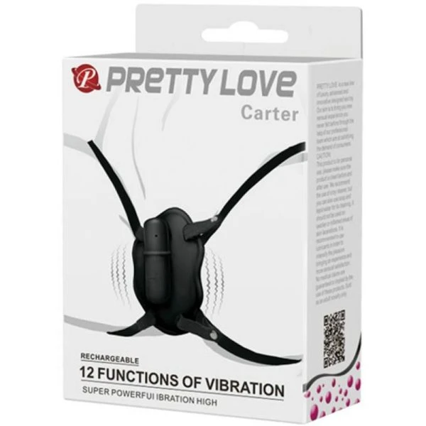 FUN Toys Pretty Love Strap-on met vibrerende bullet, USB-oplaadbaar