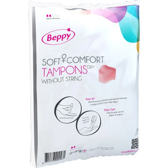 Beppy Soft-Comfort Tampons Dry 30 stuks voor seks tijdens de menstruatie