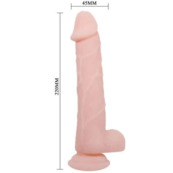 Baile Dildos Super realistische dildo met zuignap, TPR
