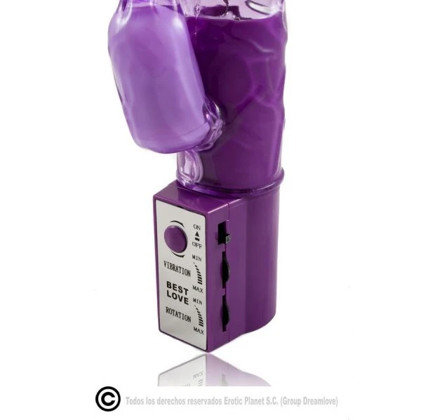Baile Rotations Perlenvibrator mit Klitoris-Stimulator, lila, 23 cm Baile Rotations Perlenvibrator mit Klitoris-Stimulator, lila, 23 cm