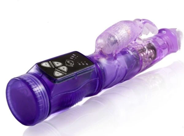 Baile Rotations Mini Rotator Vibrator met Clitoris Stimulator Lila