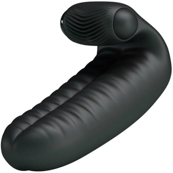 FUN Toys Pretty Love Abbott Vingerdildo Vibrator met Nopjes, zwart