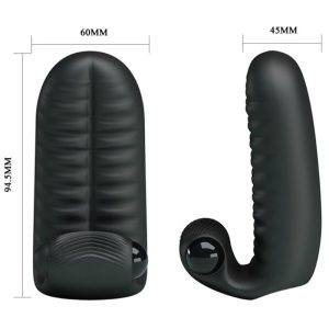 FUN Toys Pretty Love Abbott Vingerdildo Vibrator met Nopjes, zwart FUN Toys Pretty Love Abbott Vingerdildo Vibrator met Nopjes, zwart - Afbeelding 7