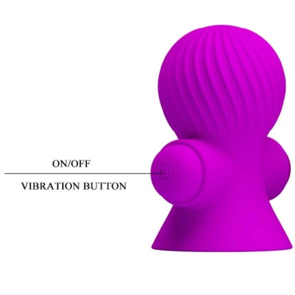 FUN Toys Pretty Love Opgelegde Vibrator Nippelstimulatoren 12M Paars