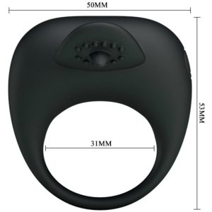 FOR HIM Pretty Love Vibrerende ring met tongetje van siliconen FOR HIM Pretty Love Vibrerende ring met tongetje van siliconen - Afbeelding 5