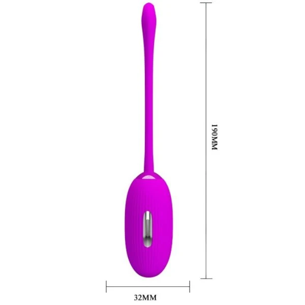 Pretty Love Shock Spass Vibro-ei met Elektroschok en Afstandsbediening