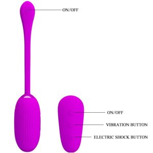 Pretty Love Shock Spass Vibro-ei met Elektroschok en Afstandsbediening Pretty Love Shock Spass Vibro-ei met Elektroschok en Afstandsbediening - Afbeelding 4