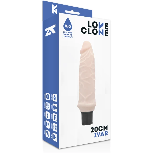 Loveclone Ivar Zelfsmerende Vibrator 20x4 cm