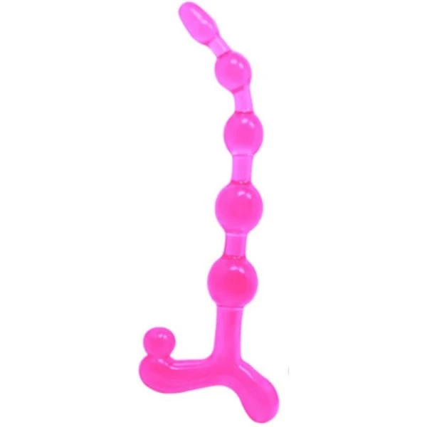 Baile Analkegels Bendy Twist van TPR, roze
