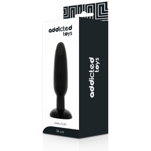 Addicted Toys Analplug aus flexiblem TPR, 14 x 3,5 cm – Bild 3