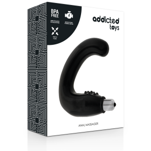 Addicted Toys Analvibrator Massager Zwart met Prostaatstimulatie Addicted Toys Analvibrator Massager Zwart met Prostaatstimulatie - Afbeelding 3