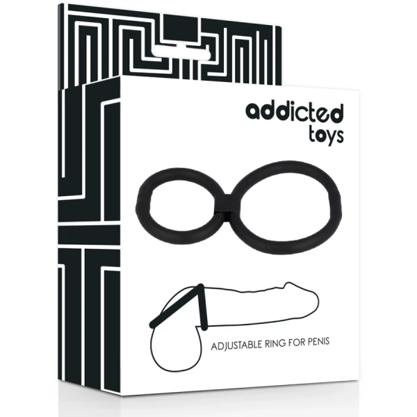 Addicted Toys Verstelbare Penisringen van Silicone