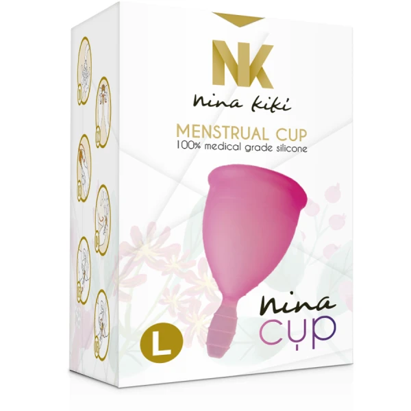Nina Kikí Menstrual Cup Pink Size L