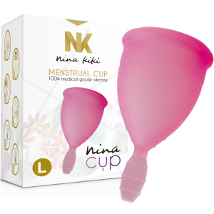 Nina Kikí Menstrual Cup Pink Size L Nina Kikí Menstrual Cup Pink Size L - Image 8