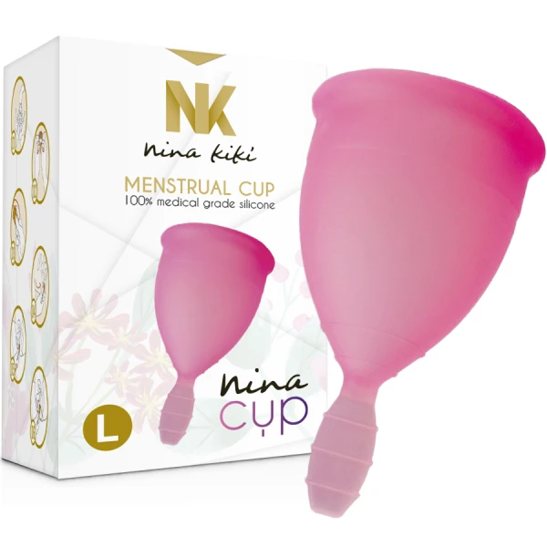 Nina Kikí Menstrual Cup Pink Size L