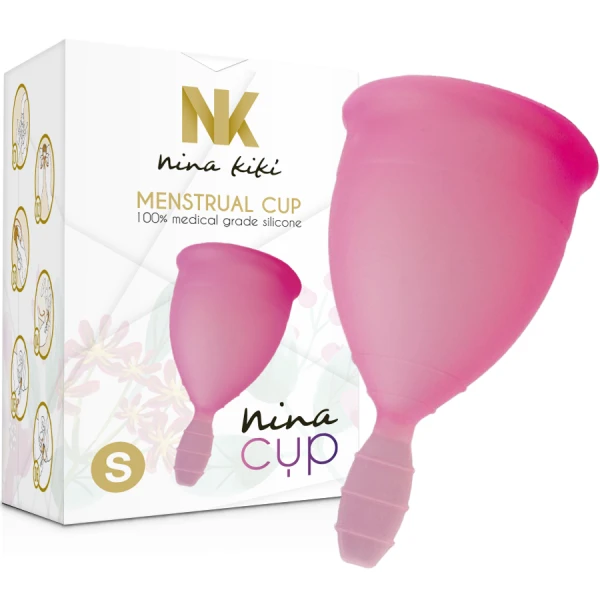 Nina Kikí Menstruatiecup Roze Maat S