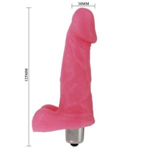 Baile Vibrators Naturvibrator Slik Pleasure Love Clone met Testikels Baile Vibrators Naturvibrator Slik Pleasure Love Clone met Testikels - Afbeelding 2