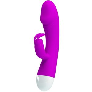 High Tech Pretty Love Smart Will Vibrator 30 Modi, konijnenvibrator van siliconen High Tech Pretty Love Smart Will Vibrator 30 Modi, konijnenvibrator van siliconen - Afbeelding 1