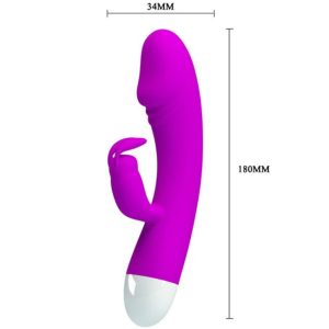 High Tech Pretty Love Smart Will Vibrator 30 Modi, konijnenvibrator van siliconen High Tech Pretty Love Smart Will Vibrator 30 Modi, konijnenvibrator van siliconen - Afbeelding 6