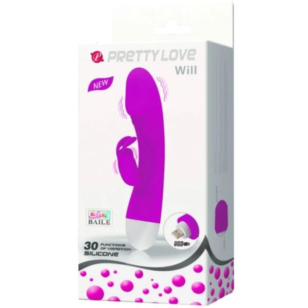 High Tech Pretty Love Smart Will Vibrator 30 Modi, konijnenvibrator van siliconen