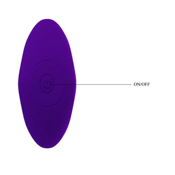 Anal Toys Pretty Love Lilac Anal Vibrator with 12 Functions