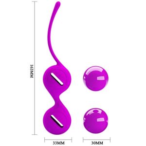 Health Kegel Pretty Love Orgasmic Balls liefdeskogels lila Health Kegel Pretty Love Orgasmic Balls liefdeskogels lila - Afbeelding 4
