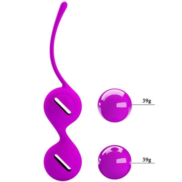Health Kegel Pretty Love Orgasmic Balls liefdeskogels lila