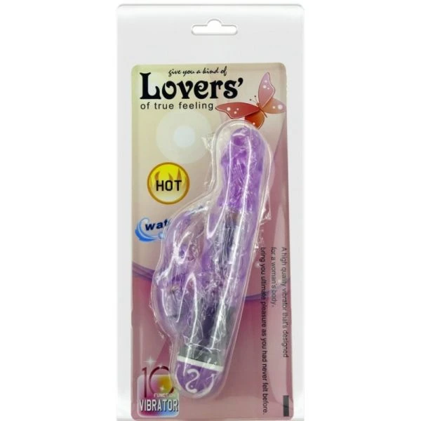 Baile Vibrators Rabbit-Vibrator met Clitorisstimulator Multi Speed Lila