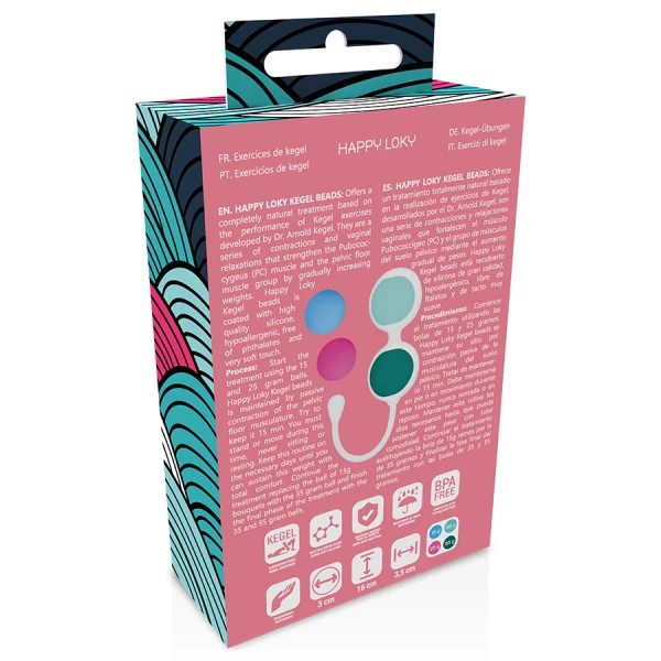 Happy Loky Kegel Beads Liebeskugeln Set 4 Gewichte