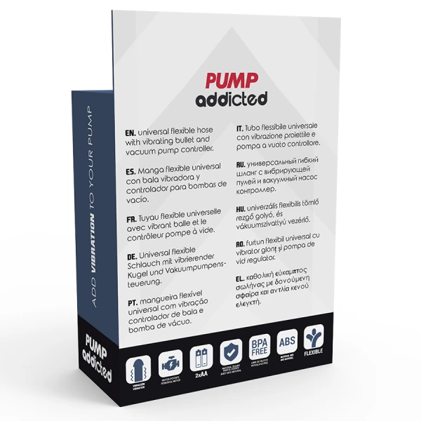 Pump Addicted vibrerende bal voor penis pomp