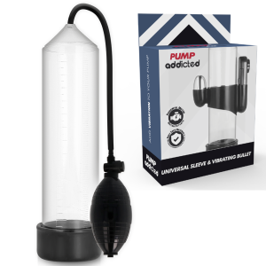 Pump Addicted Transparante Penispomp Rx3 met Trilling Pump Addicted Transparante Penispomp Rx3 met Trilling - Afbeelding 1